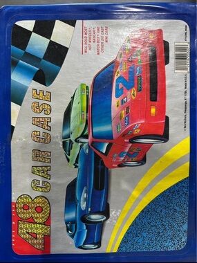 Blue 48-Car Carrying Case with Racing Car Graphics
